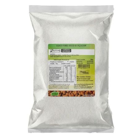 COCO RALADO FINO 500G