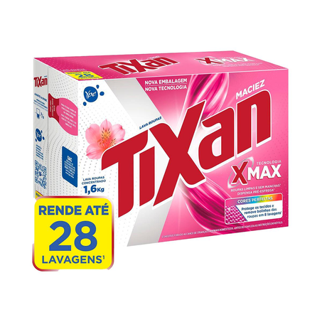 Sabão em Pó Tixan Ypê 1,6kg - Maciez