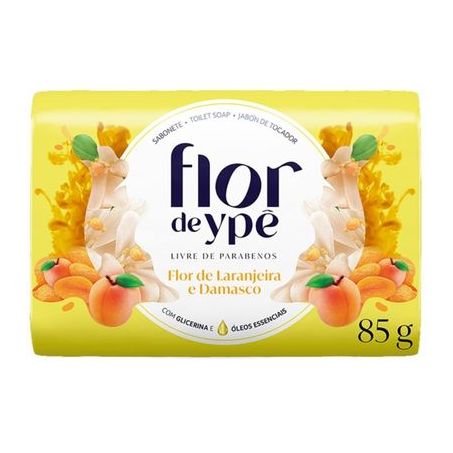 SABONETE BARRA FLOR LARANJEIRA/DAMASCO YPE 85G