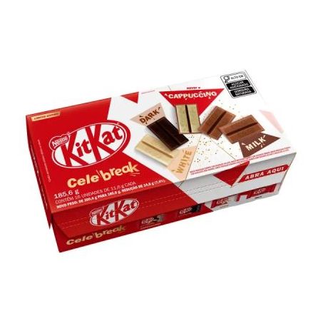 Chocolate Kitkat Celebreak Dark/milk/cappuccino/white 185.6g