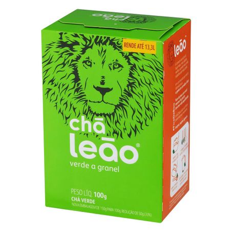 Chá Leão Verde à Granel Caixa 100g 
 