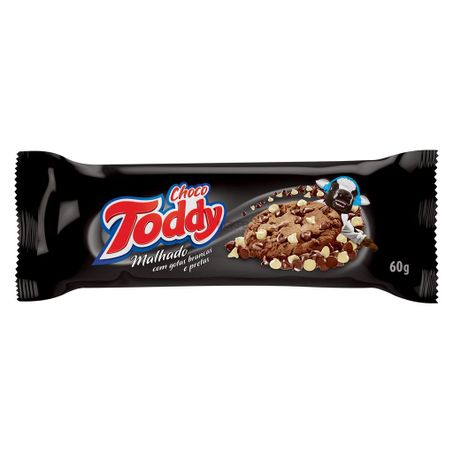 Cookies Toddy Malhado Chocolate Branco e Preto Pacote 57g 
 