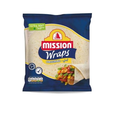 Tortilha trigo 20cm mission 220g
