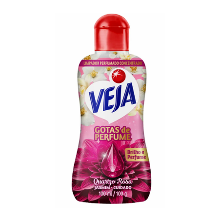 LIMP.VEJA 100ML GOTAS PERFUME QUARTZO ROSA