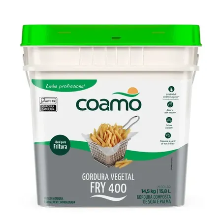 GORDURA VEGETAL COAMO 14.5KG FRY 400