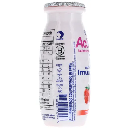 Leite Fermentado Parcialmente Desnatado de Morango Actimel 100G 360-28