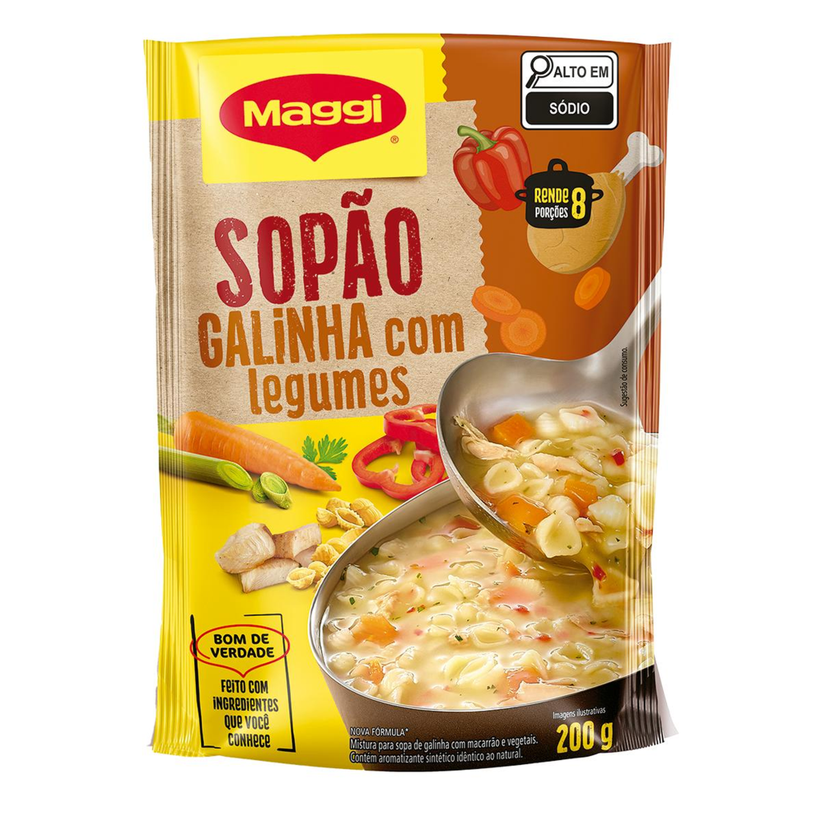 Sopão Maggi 200g - Galinha com Legumes