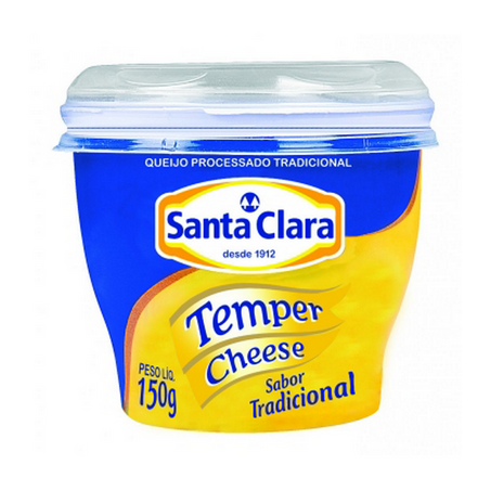 Queijo processado temper cheese tradicional santa clara