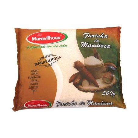 FARINHA MANDIOCA MARAVILHOSA 500G