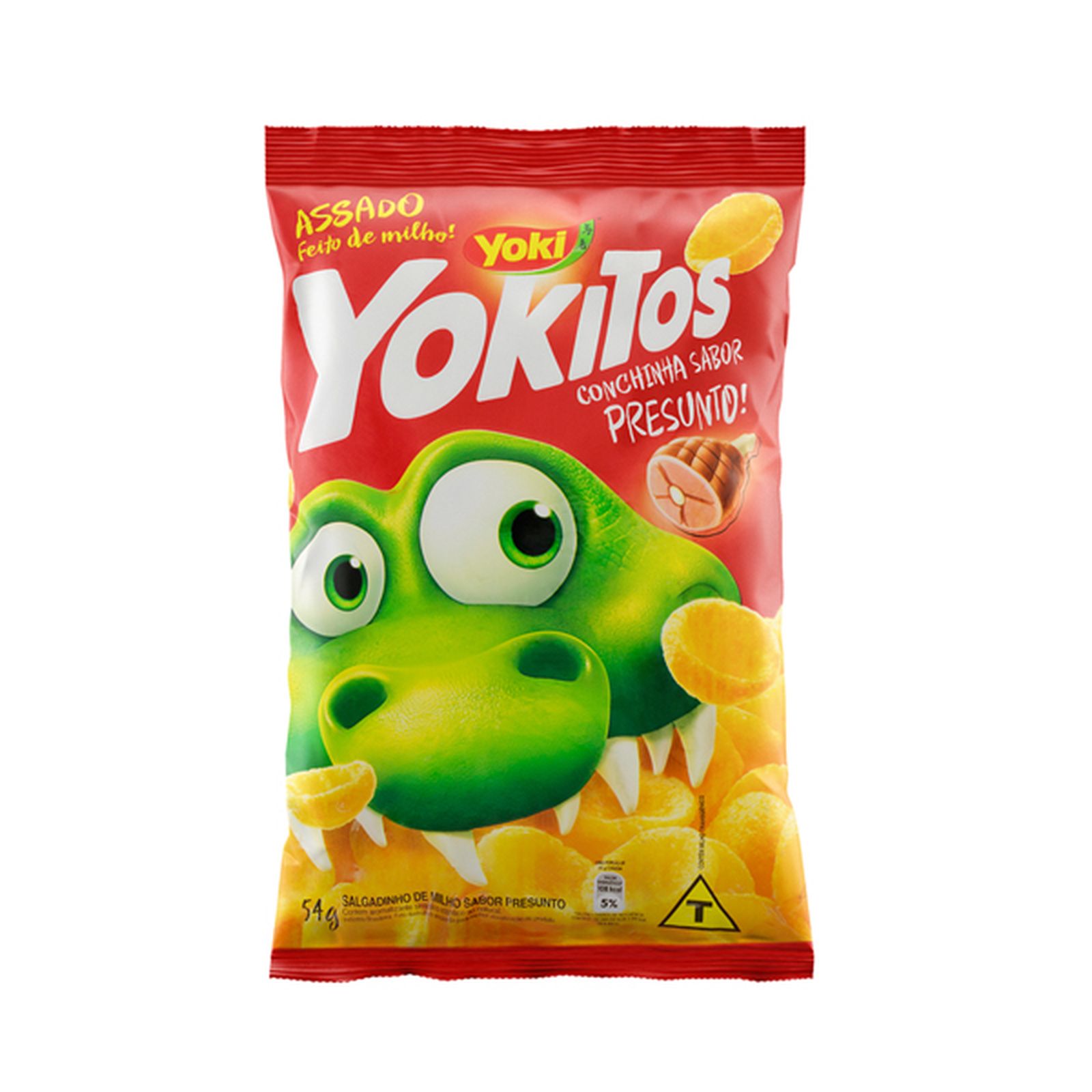 Salgadinho Yokitos Conchinhas Presunto 54G