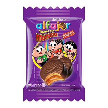 Alfajor T. Monica 40g Choc/D.Leite