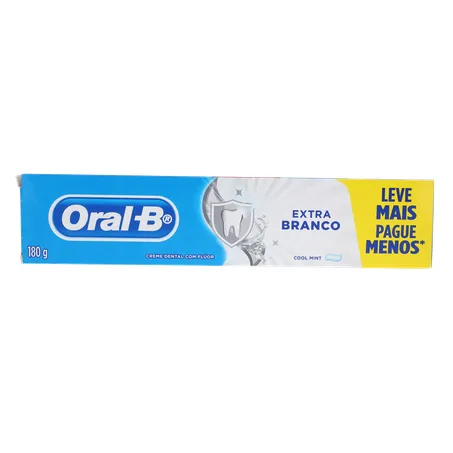 CREME DENTAL ORAL-B EXTRA BRANCO LEVE MAIS PAGUE MENOS 180G 360-0