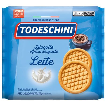 BISCOITO  TODESCHINI AMANTEIGADO LEITE 330G