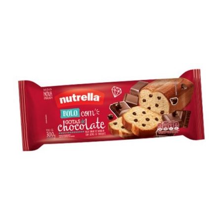 Bolo nutrella 300g gotas chocolate