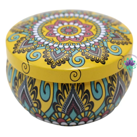 Vela perfumada na lata 4x6cm