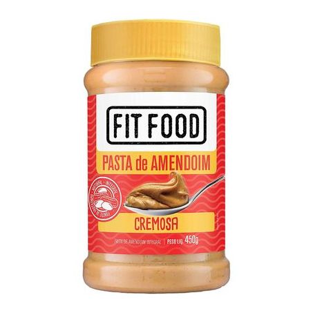 PASTA DE AMENDOIM FIT FOOD CREMOSO 450G