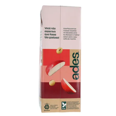 Bebida Base Soja Ades Frutas Maça 1l 360-17
