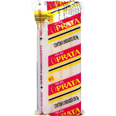 Vela Prata Guanabara 9,10g - N. 2