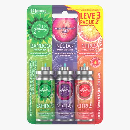Desodorizador Glade Frescor Edicao Limitada12ml 
 
