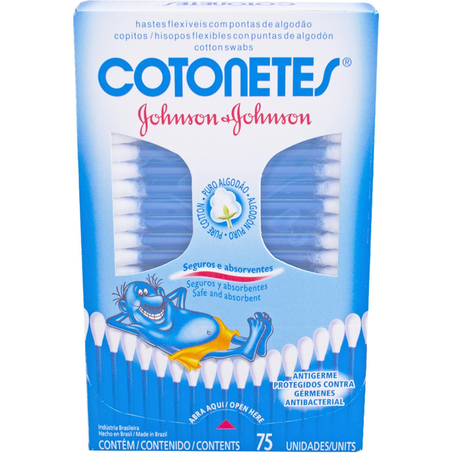 Hastes Flexíveis Cotonetes Com 75
