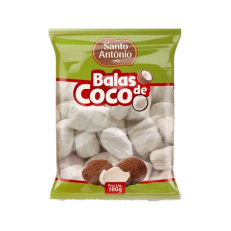 Balas De Coco Santo Antônio 100g