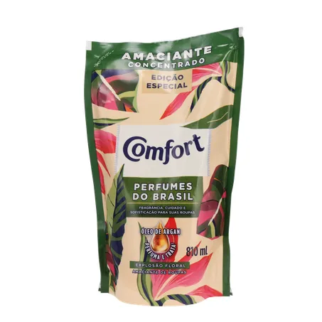 Amaciante Comfort concentrado explosão floral sachê 810ml 360-1