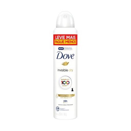 Antitranspirante Aerosol Dove Invisible Care Frasco Spray 145gr - Embalagem econômica