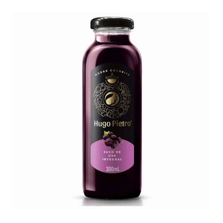 SUCO INTEGRAL HUGO PIETRO UVA TINTO GARRAFA 300ML