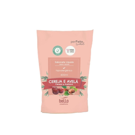 Sabonete Líquido Bello Cereja E Avelã 400Ml