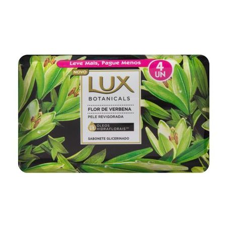 Sabonete Lux Botanicals Flor de Verbena 85g Barra 4un