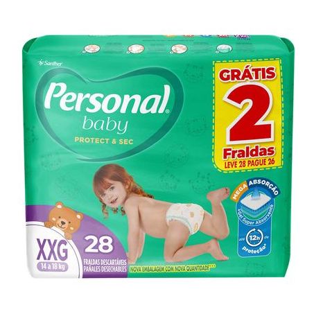 FRALDA PERS MEGA XXG L28P26