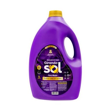 Amaciante de roupa pura magia girando sol lilaz galao 5l