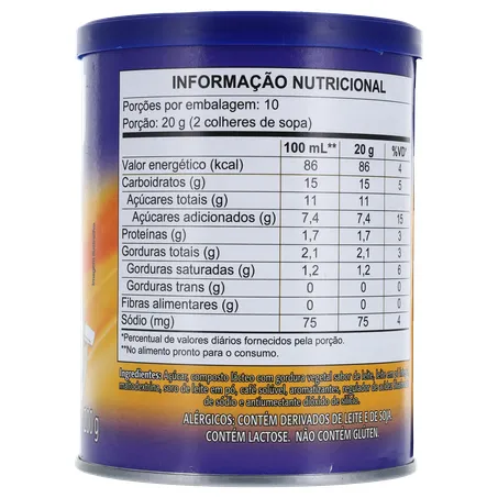 Mistura para Preparo de Café Iguaçu Café com Leite Lata 200gr 360-12