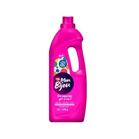 Tira Manchas Mon Bijou Gel 3 em ! Frasco 1.5lt