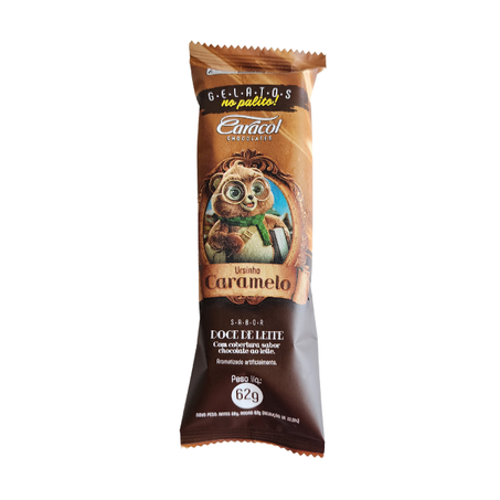 PICOLÉ CARACOL KIDS URSO DOCE DE LEITE 62G