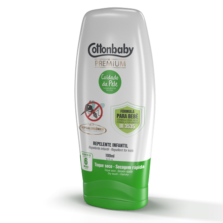 REPELENTE COTTONBABY 100ML CUIDADOS DA PELE