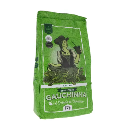 Erva-mate gauchinha nativa pacote 1kg 360-34