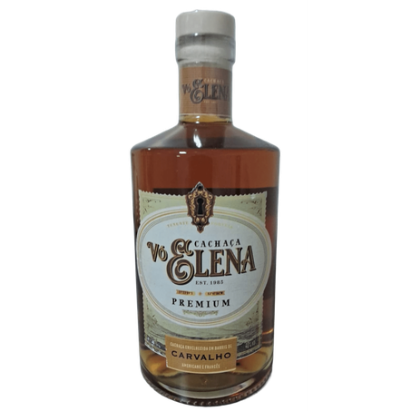 Cachaça vó elena premium garrafa 750ml