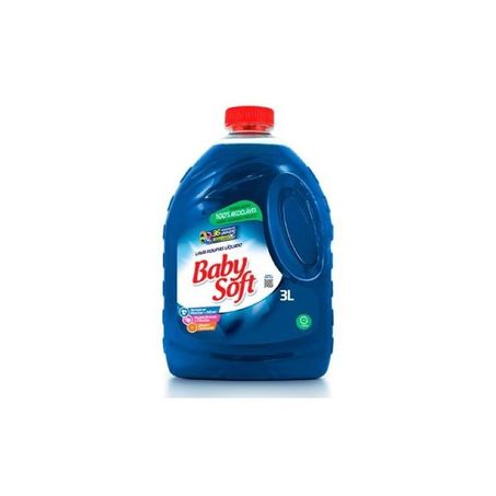 Lava Roupas Baby Soft Líquido Max Performance Frasco 3l 
 