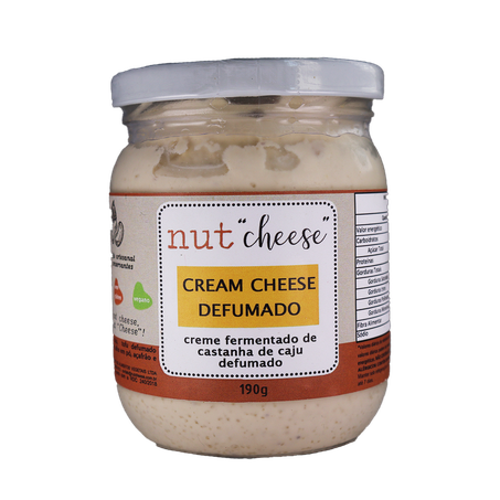 QUEIJO VEG CREAM CHEESE DEFUMADO 200ML - NUTCHEESE