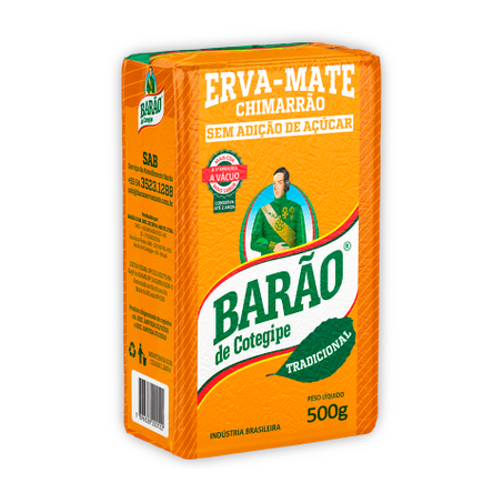 ERVA MATE BARÃO TRADICIONAL VÁCUO 500G
