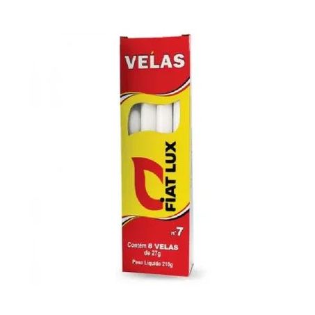 VELA FIAT LUX Nº7 CAIXA 28G