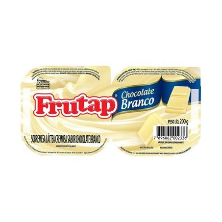 	 SOBREMESA FRUTAP 180G CHOCOLATE BRANCO
