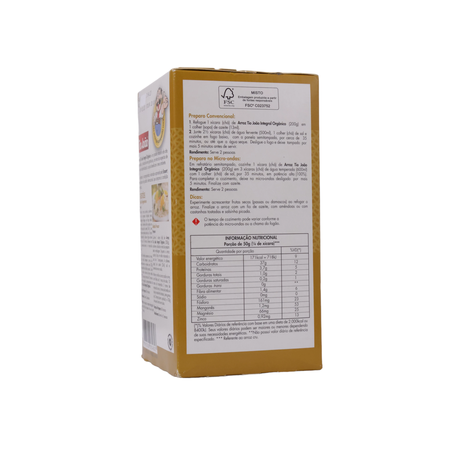 ARROZ TIO JOÃO INTEGRAL ORGÂNICO 1KG 360-42