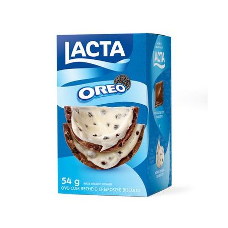 Ovo de Chocolate Ao Leite Oreo Lacta Caixa 54G