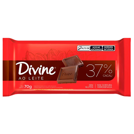 Chocolate Divine 37% Cacau 70g