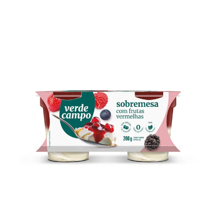 SOBREMESA VERDE CAMPO FRUTAS VERMELHAS 200G