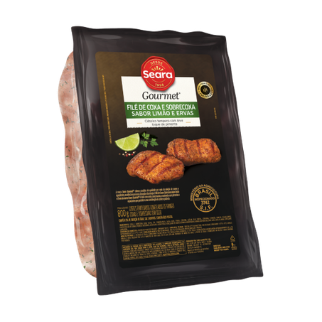 Filé Coxa C/Sobrecoxa Temperada Cong Seara Gourmet 800g