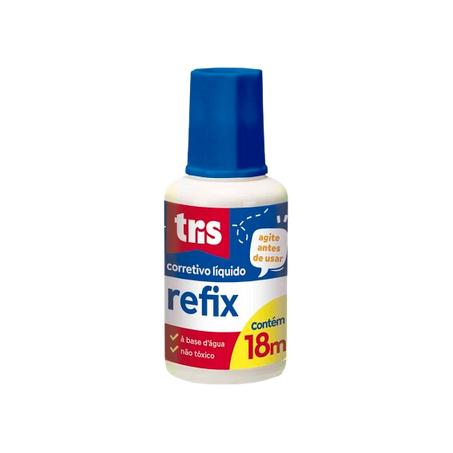 CORRETIVO LIQUIDO TRIS REFIX 18 ML                