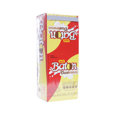 Choc baton garoto 2em1 pret/bra 30un 360-56